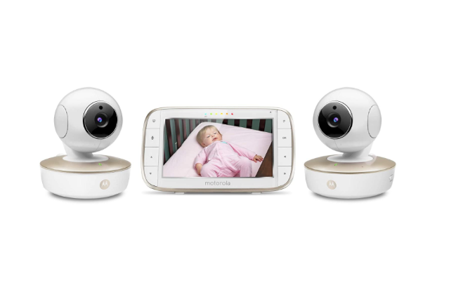 Motorola 5” Portable Video Baby Monitor, With Two Camera Set, MBP50-G2