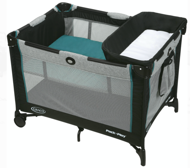 Graco Pack N Play Playard with Infant Bassinet & Changer, Darcie, Simple Solutions