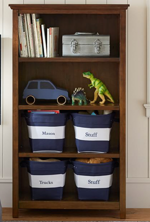 Pottery Barn Kids Cameron 4 Shelf Bookcase Chocolate