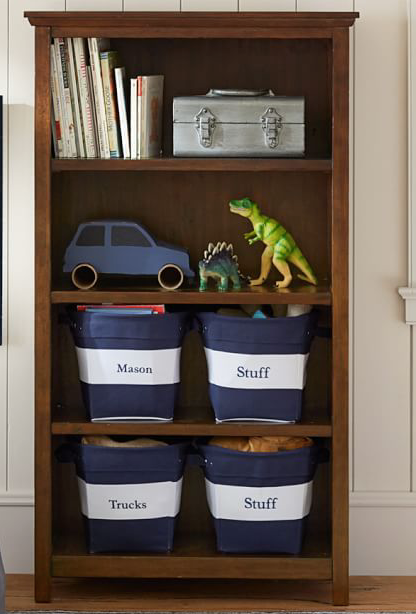 Pottery Barn Kids Cameron 4-Shelf Bookcase, Chocolate