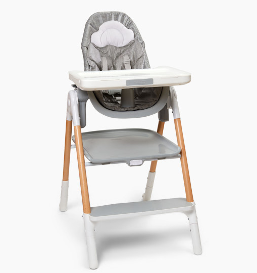 Skip Hop Sit To Step High Chair, Grey/White