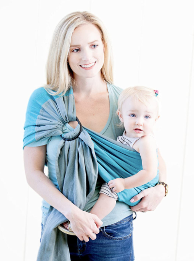 Moby Wrap Ring Sling, Ocean Twist