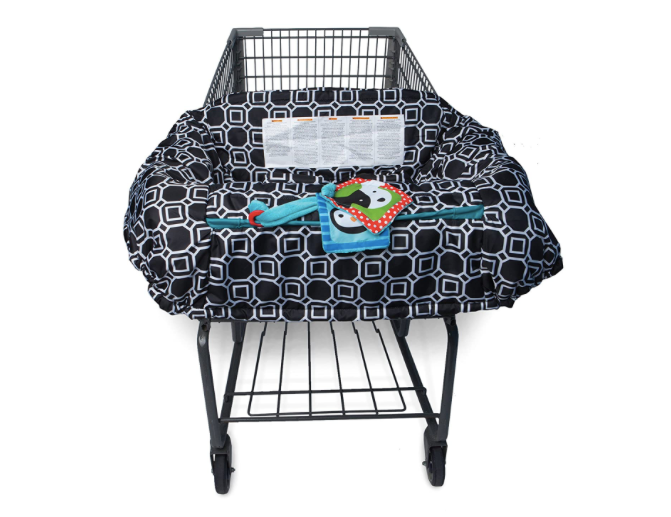 Boppy Preffered Shopping Cart and High Chair Cover, City Squares