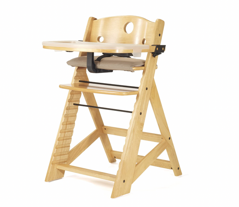 Keekaroo Height Right Highchair With Tray, Natural
