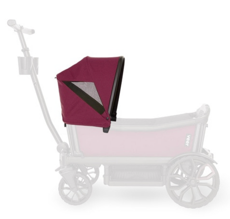 Veer Retractable Canopy, Pink Agate