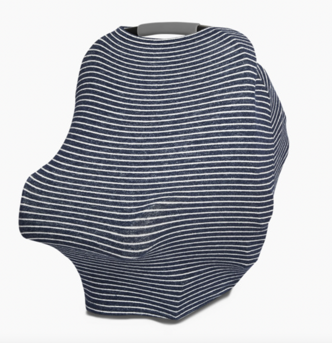 Aden + Anais Multi Use Cover, Navy Stripe