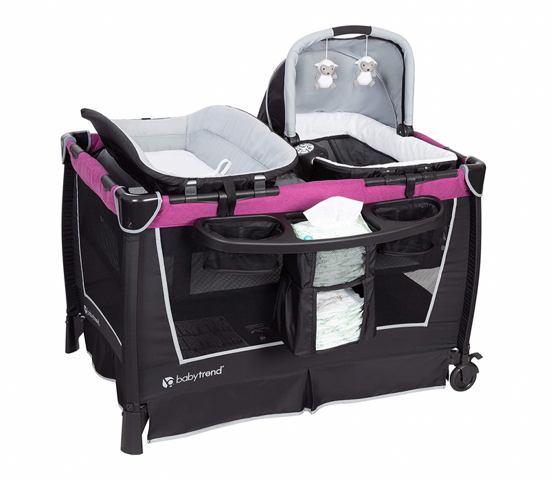 Baby Trend Retreat Nursery Center Playard, Mulberry