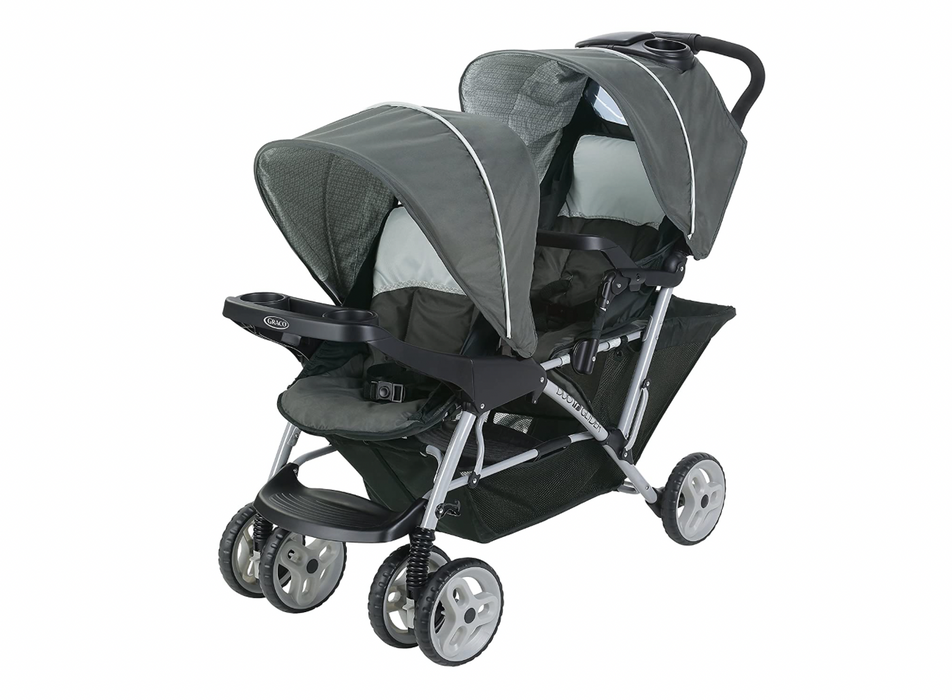 Graco DuoGlider Double Stroller, Glacier, 2020