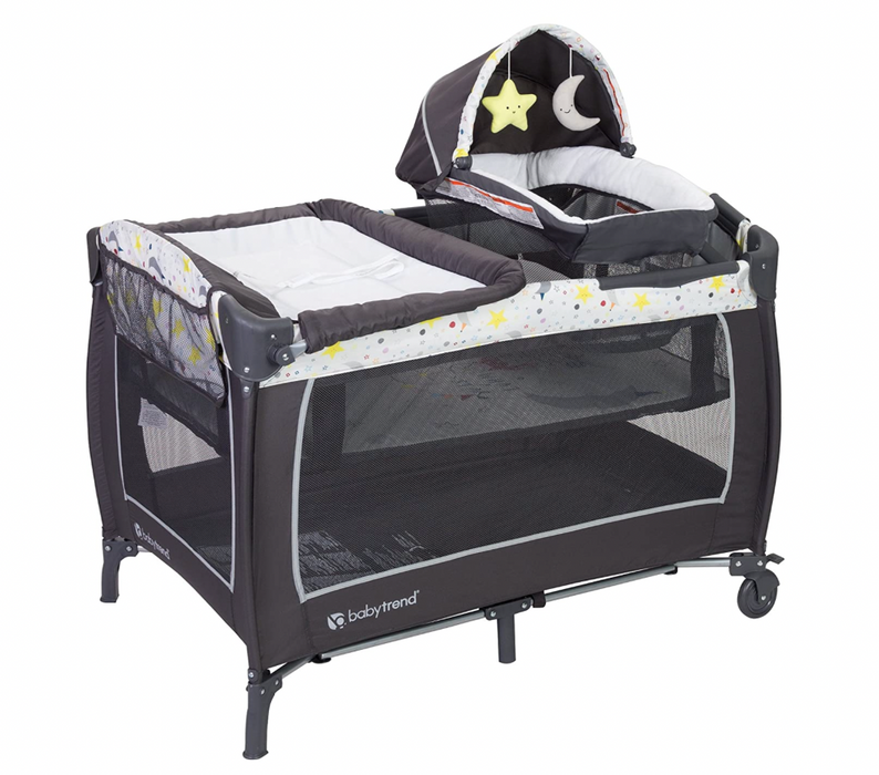 Baby Trend Lil Snooze Deluxe II Nursery Center, Twinkle Twinkle Little Moon