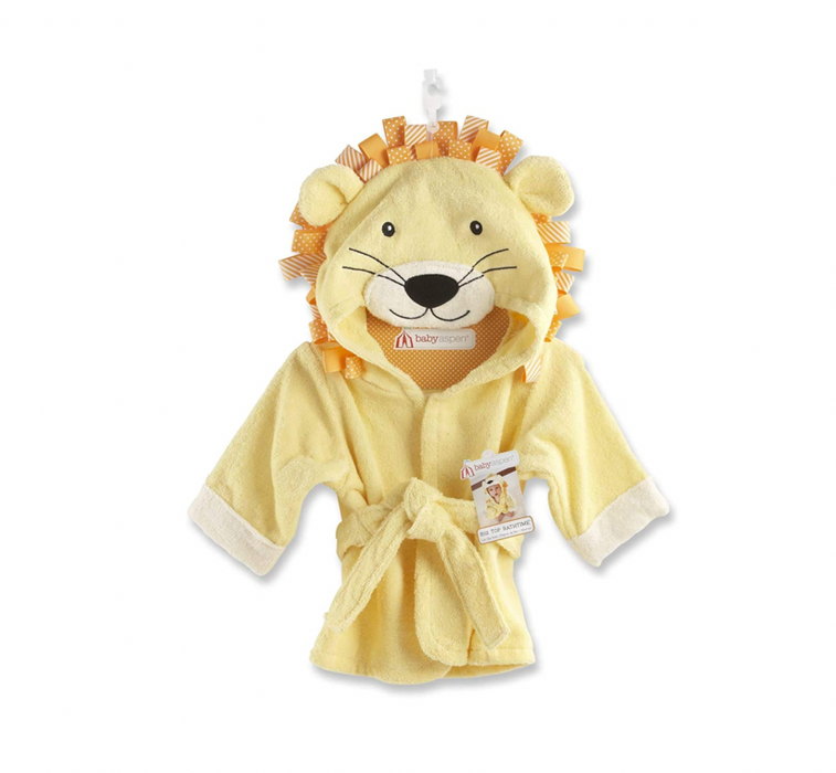 Baby Aspen Hooded Spa Bathrobe, Lion