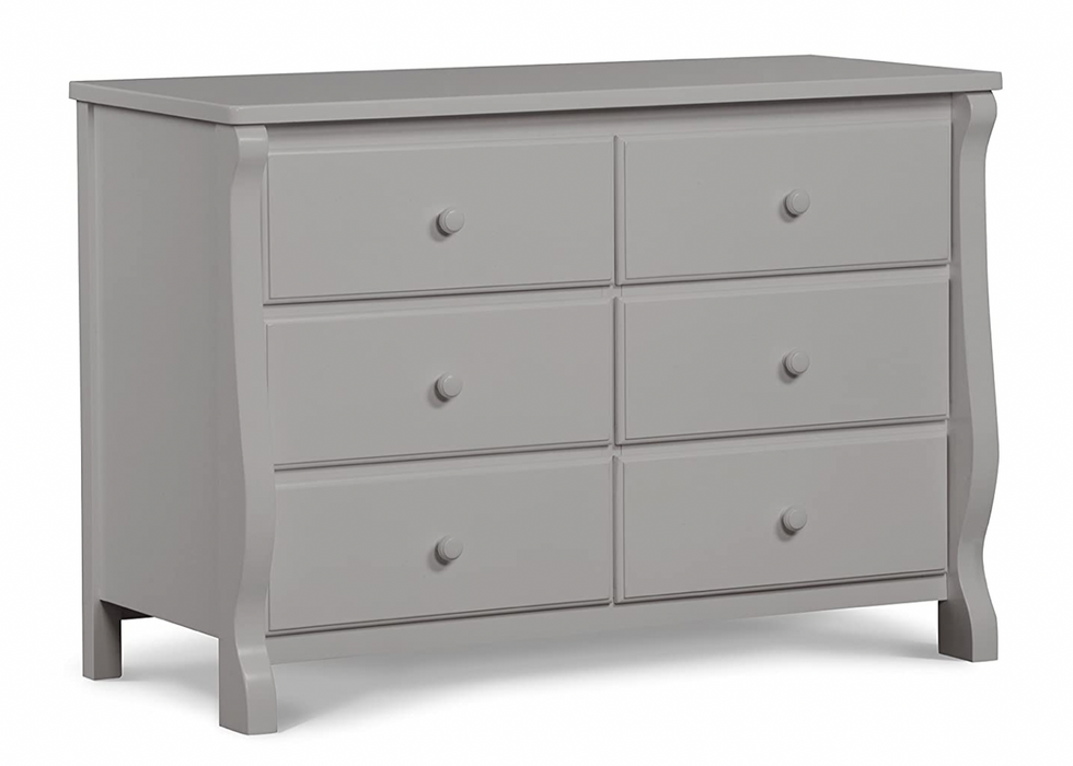 Delta Children Universal 6-Drawer Dresser, Grey