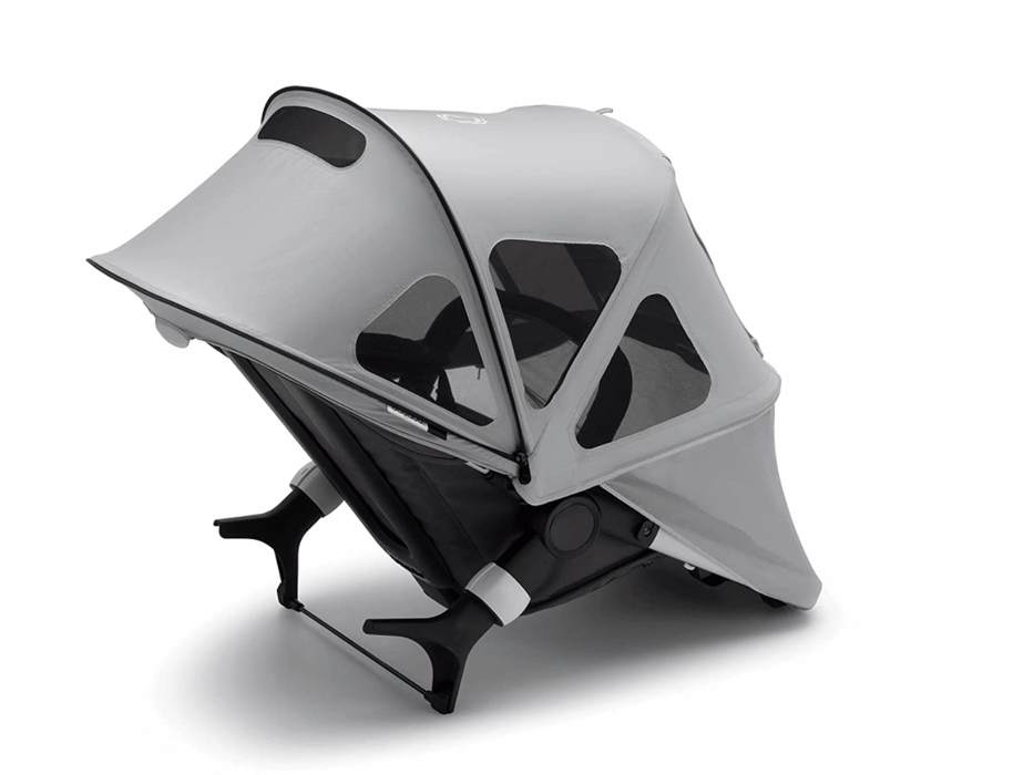 Shop Bugaboo Breezy Sun Canopy for Fox 2/Fox 3/Cameleon3/Lynx, Misty Grey at GoodBuy Gear