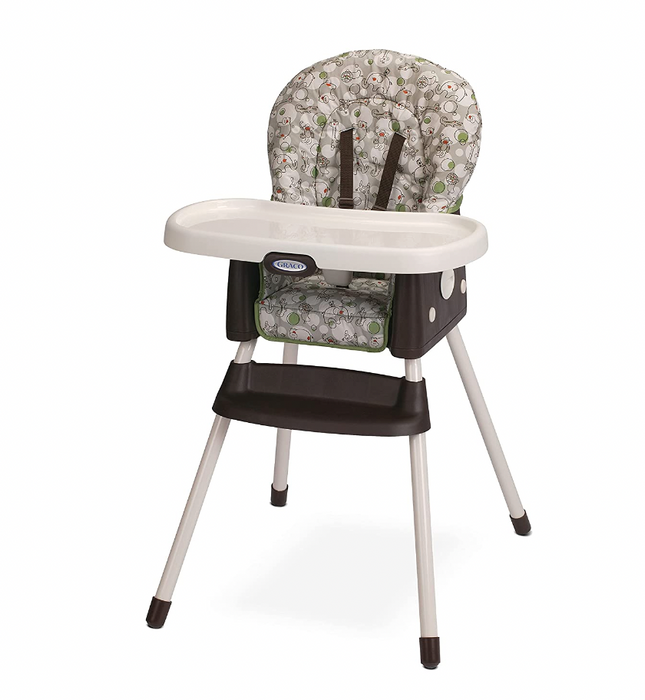 Graco SimpleSwitch 2-in-1 Convertible High Chair, Zuba