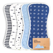 Shop KeaBabies Urban Burp Cloths, Adventurer at GoodBuy Gear