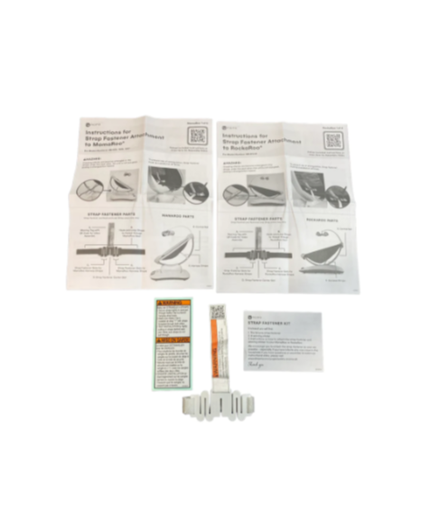 4moms RockaRoo with Infant Insert, Silver Plush