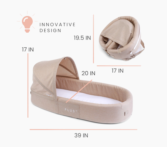 Lulyboo Cuddle and Play Lounge+, Oat