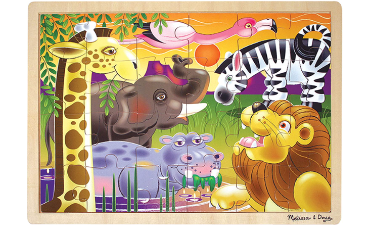 Melissa & Doug 24-Piece Wooden Jigsaw Puzzle