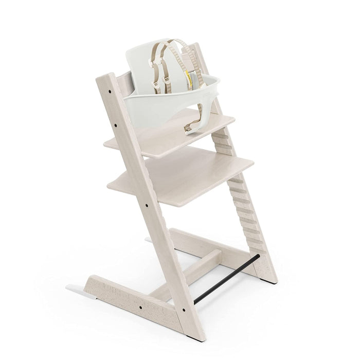 Stokke Tripp Trapp High Chair With Baby Set, Whitewash