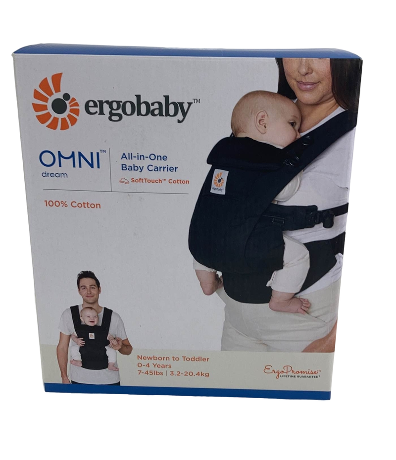 Ergobaby Omni Dream Baby Carrier, Onyx Black