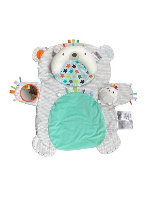 used Bright Starts Tummy Time Prop & Play Mat, Polar Bear
