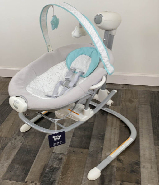 used Graco Soothe 'n Sway Swing with Portable Rocker, Has clouds on seat