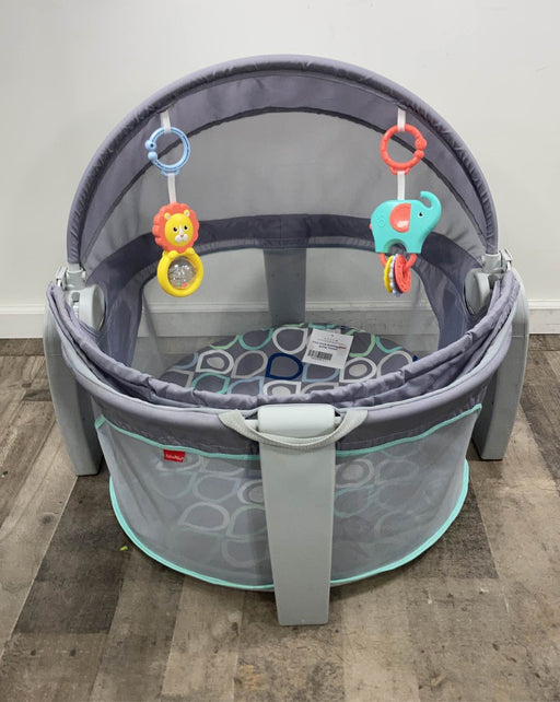 used Fisher Price On-the-Go Baby Dome, Multi Bubbles