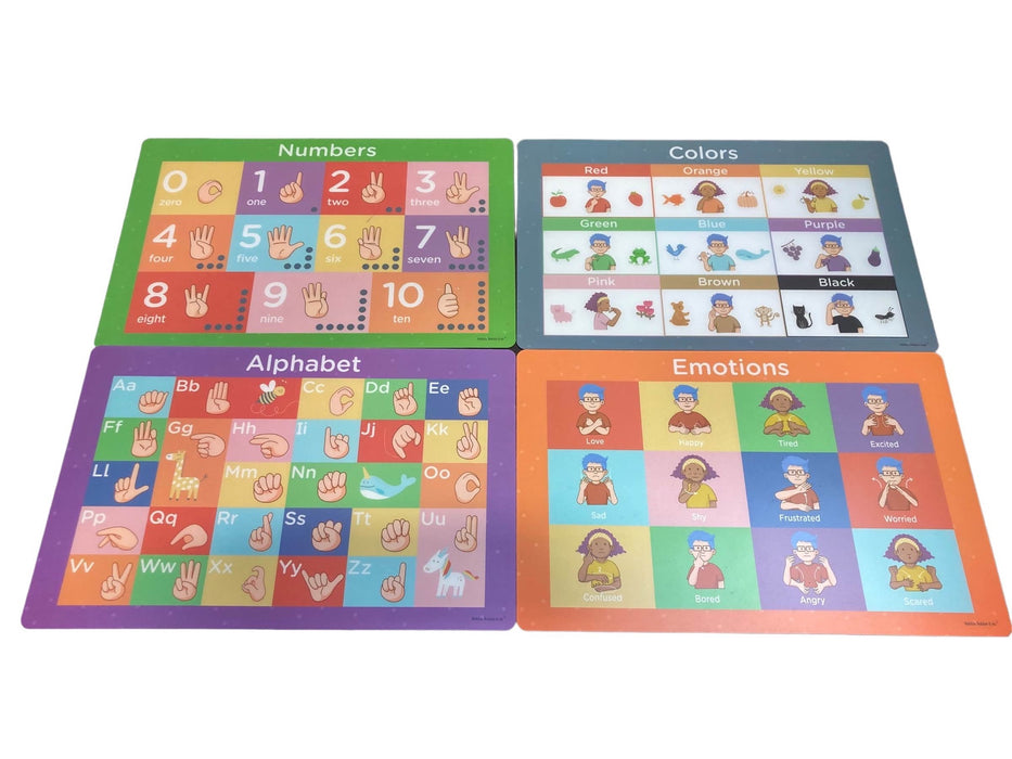Shop Hubble Bubble ASL Kid’s Placemats at GoodBuy Gear