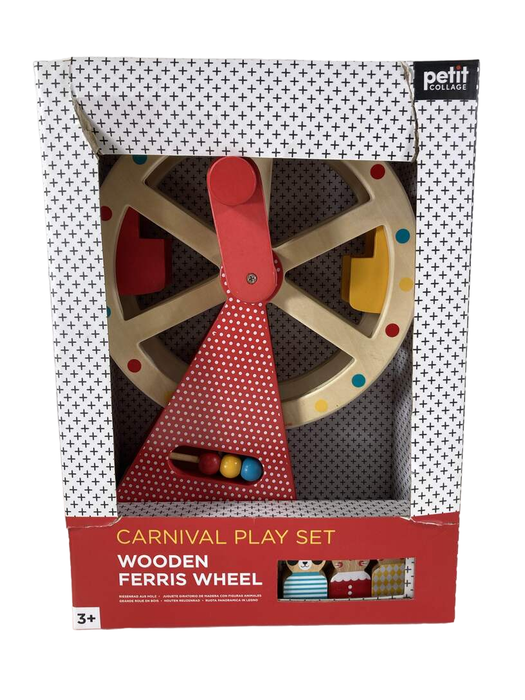 used Petit Collage Wooden Ferris Wheel Carnival Play Set