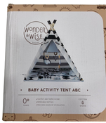 used Wonder and Wise Baby Activity Tent, ABC Striped