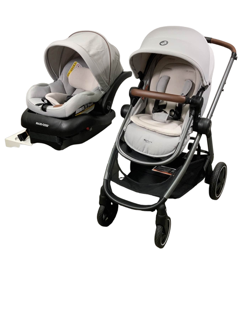 used Maxi-Cosi Zelia2 Luxe Travel System, 2023, network sand