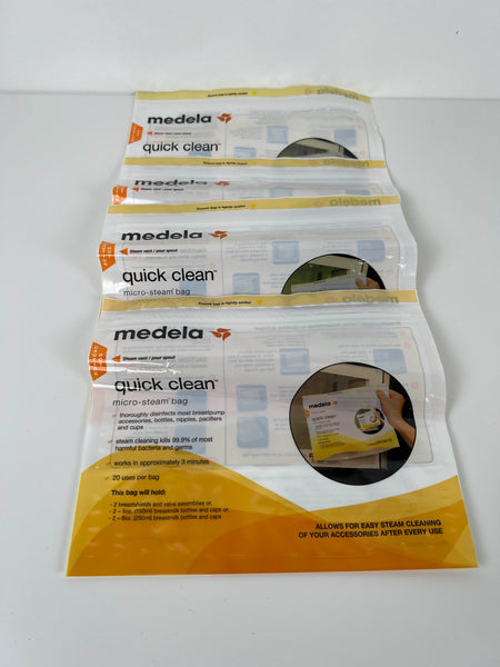 Medela Quick-Clean Micro-Steam Bags--5 Pack