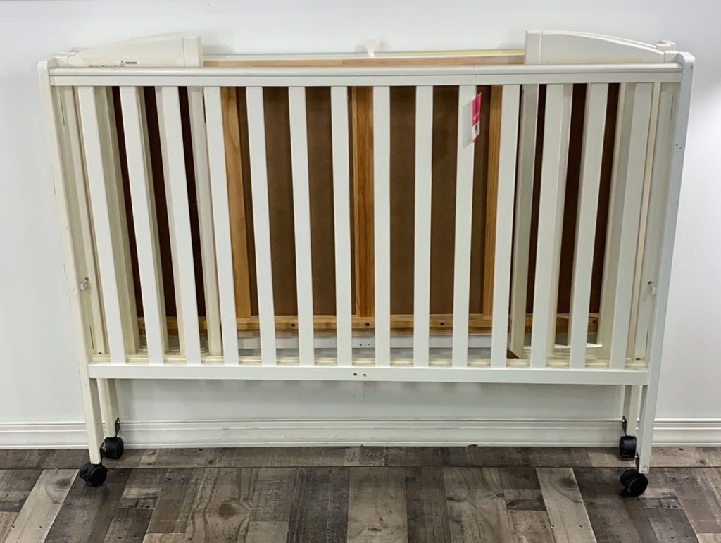 Dream On Me 2-in-1 Portable Folding Stationary Crib, With Matress