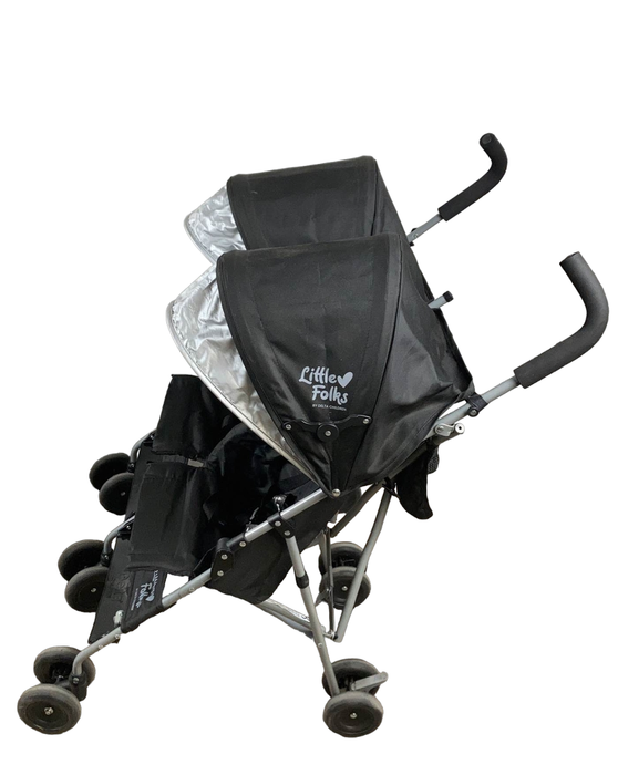 used Delta Children Side By Side Tandem Umbrella Stroller