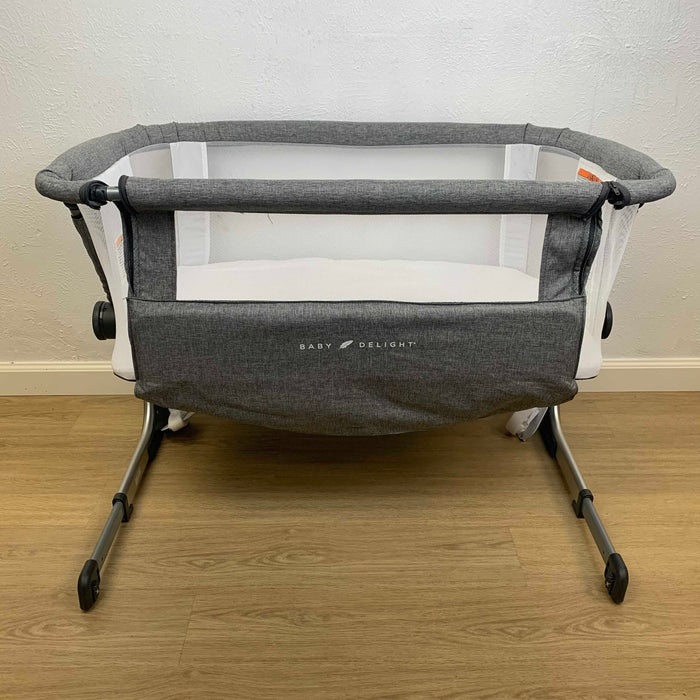 Shop Baby Delight Beside Me Dreamer Bassinet & Bedside Sleeper, Charcoal Tweed at GoodBuy Gear