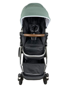 secondhand Mockingbird Single to Double Stroller, 2023, Silver with Penny Leather, Windowpane, Sage