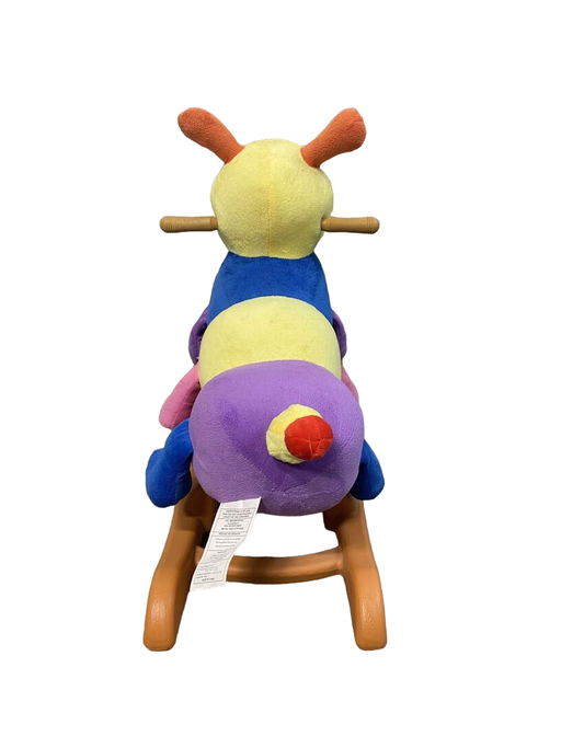 secondhand Trademark Happy Trails Plush Rocking Animal, Caterpillar