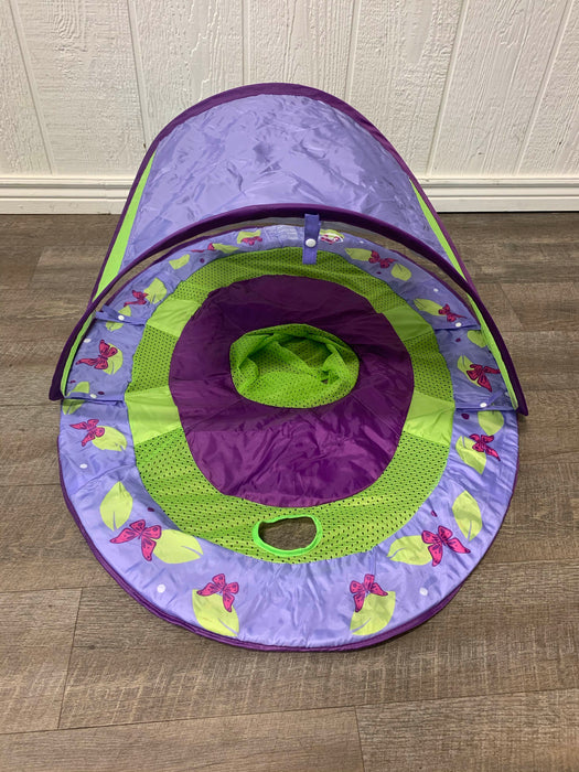 secondhand SwimWays Baby Spring Float with Sun Canopy