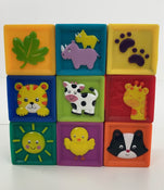 used B. toys One Two Squeeze Blocks