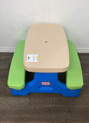 secondhand Little Tikes Easy Store Picnic Table with Umbrella