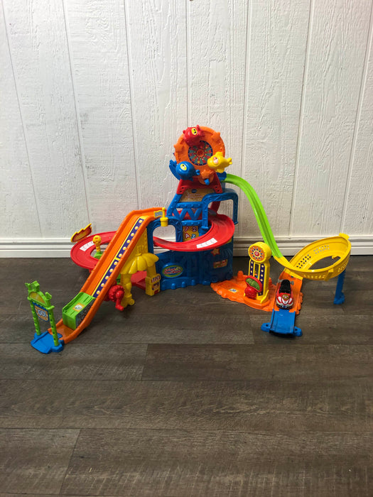 used VTech Go! Go! Smart Wheels Race & Play Adventure Park