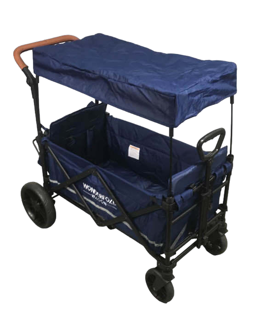 used Wonderfold X2 Push + Pull Double Stroller Wagon, 2022, Navy