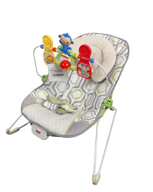 used Fisher Price Baby Bouncer, Geo Meadow