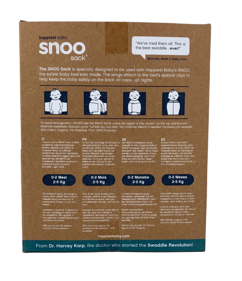 Happiest Baby SNOO Sack, Small (512 lbs), White