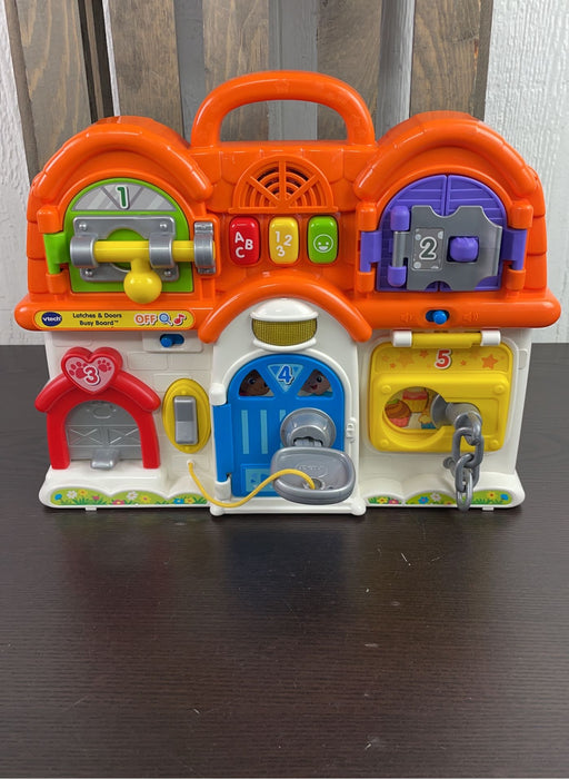 secondhand VTech Latches & Doors Busy Board