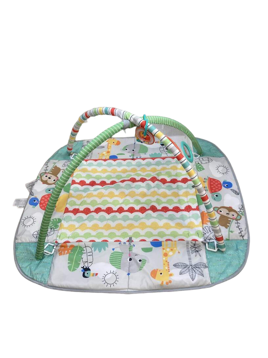 secondhand Bright Starts 5-in-1 Your Way Ball Play Activity Gym, Green