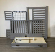 used Million Dollar Baby Langford 4-In-1 Convertible Crib, With toddler conversion kit