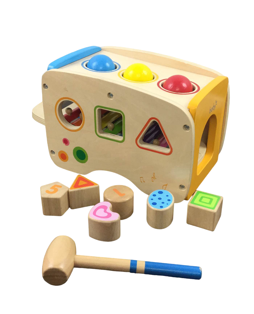 Boby 3-in-1 Musical Pounding Bench Xylophone Toy — GoodBuy Gear