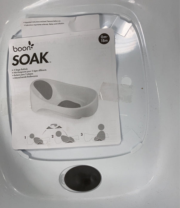 Shop Boon Soak 3-Stage Bathtub, Blue at GoodBuy Gear