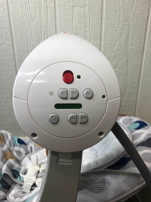 secondhand Fisher Price Space Saver Swing and Seat