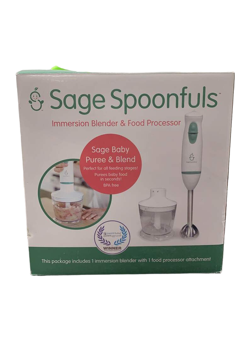 secondhand Sage Spoonfuls Processor And Immersion Blender